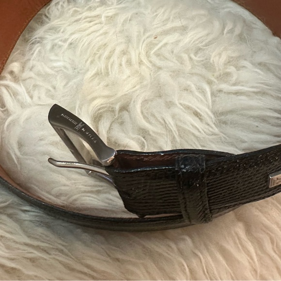 Java Lizard skin leather belt Nike Tiger Woods size 36-34 large black - Picture 6 of 16